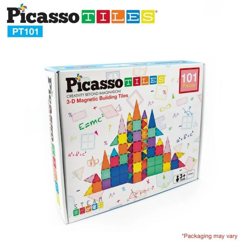 Picasso Magnetic 3D Blocks 101 Pieces Magnetic Building Set