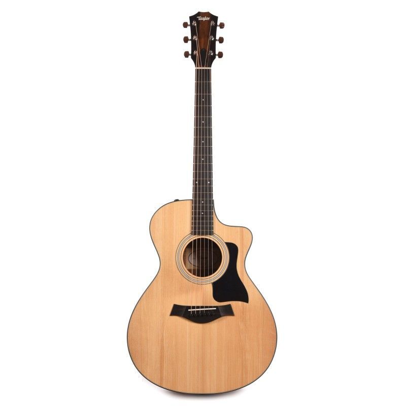 Taylor 112ce Grand Concert Acoustic Electric Guitar - Natural - Includes Gig Bag