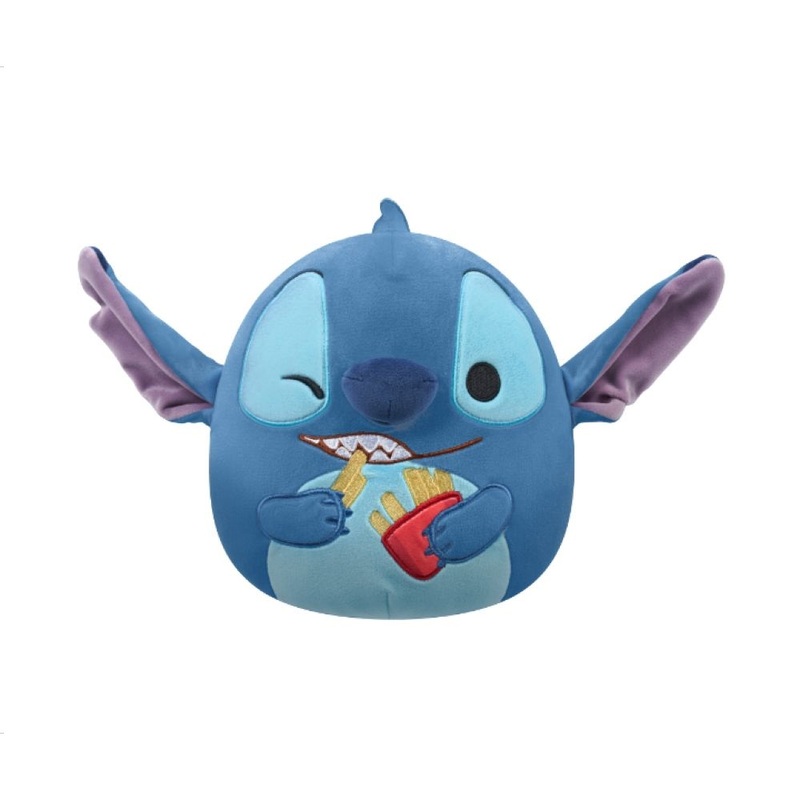 Squishmallows Disney Stitch Holding French Fries 8-Inch Plush