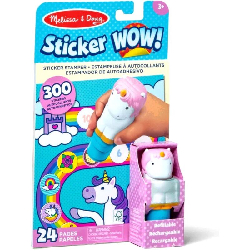 Melissa & Doug Sticker Wow! Sticker Stamper & Activity Pad Unicorn Melissa & Doug Sticker Wow! Sticker Stamper & Activity Pad Unicorn