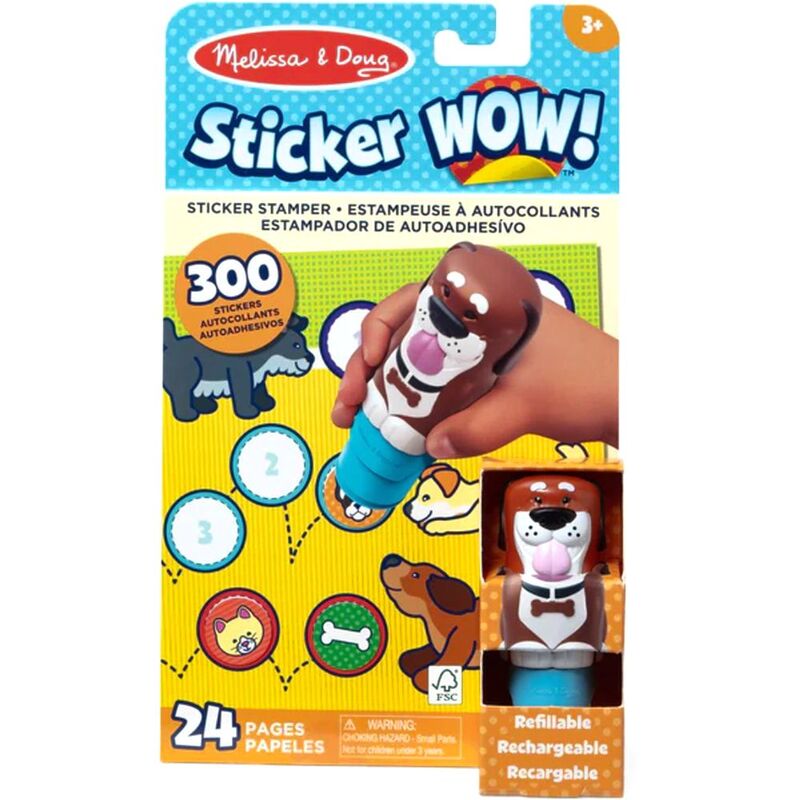 Melissa & Doug Sticker Wow! Sticker Stamper & Activity Pad Dog Melissa & Doug Sticker Wow! Sticker Stamper & Activity Pad Dog