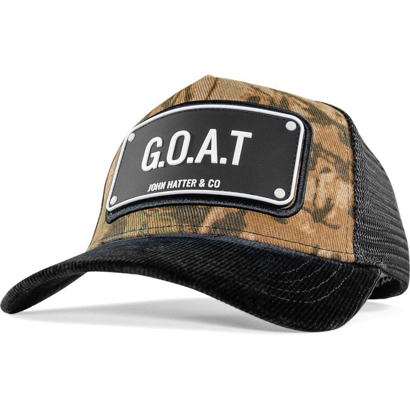 John Hatter Rubber Patch G.O.A.T Camo Cap John Hatter Rubber Patch G.O.A.T Camo Cap
