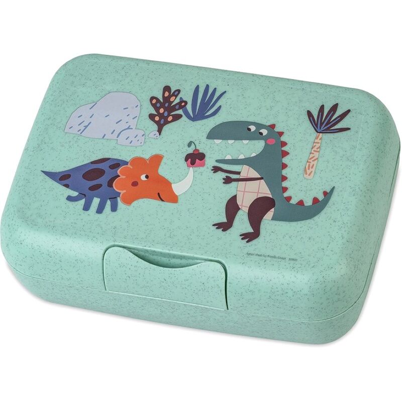 Koziol Candy Rex Lunch Box With Separation Bowl Green