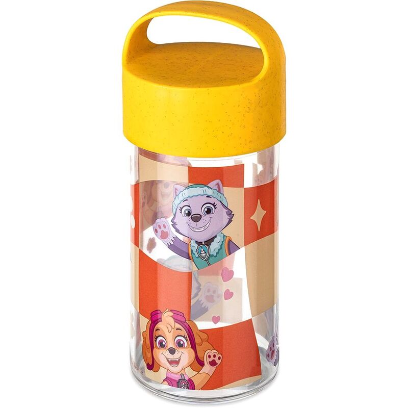 Koziol Paw Patrol Buddy Snackpot / Water Bottle 500ml Grow Yellow