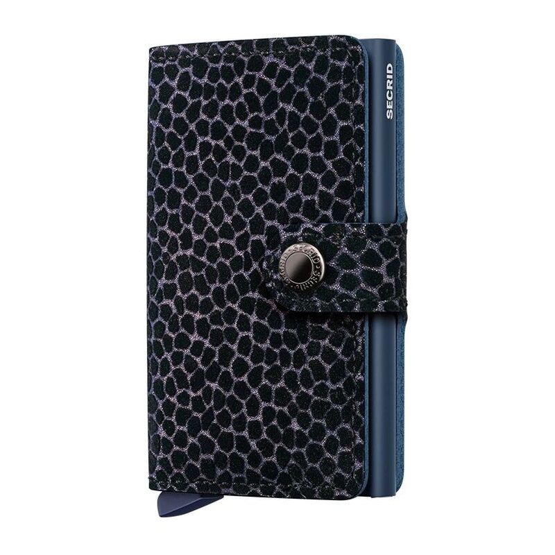 Secrid Miniwallet - Giraffina Leather - Blue Secrid Miniwallet - Giraffina Leather - Blue