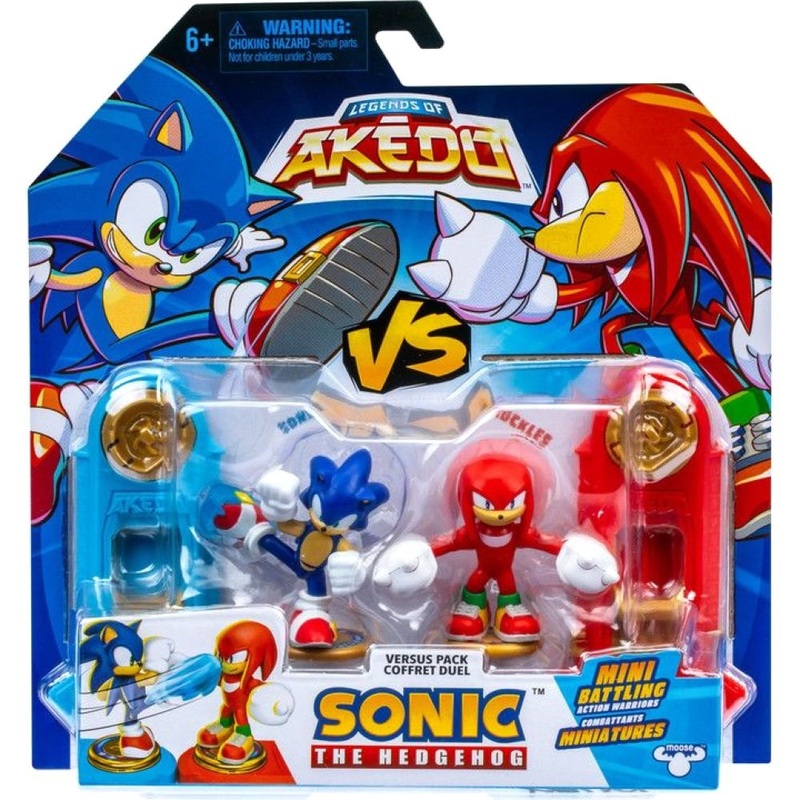 Legends Of Akedo Series 1 Sonic The Hedgehog Sonic Vs Knuckles Pack