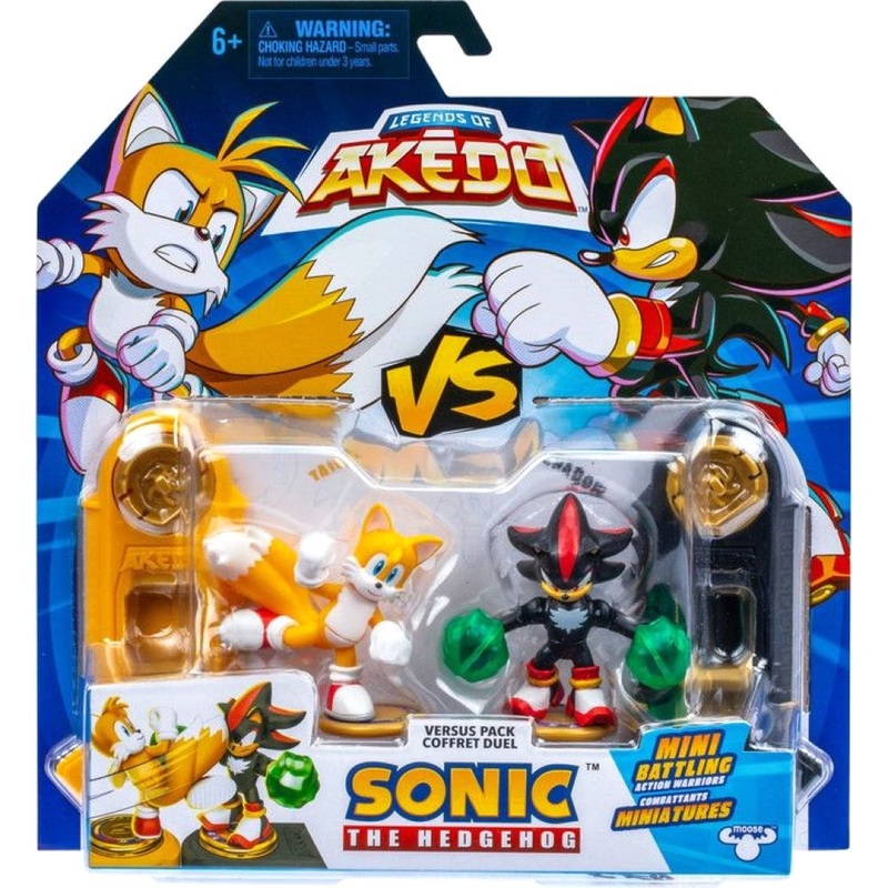 Legends Of Akedo Series 1 Sonic The Hedgehog Tails Vs Shadow Pack