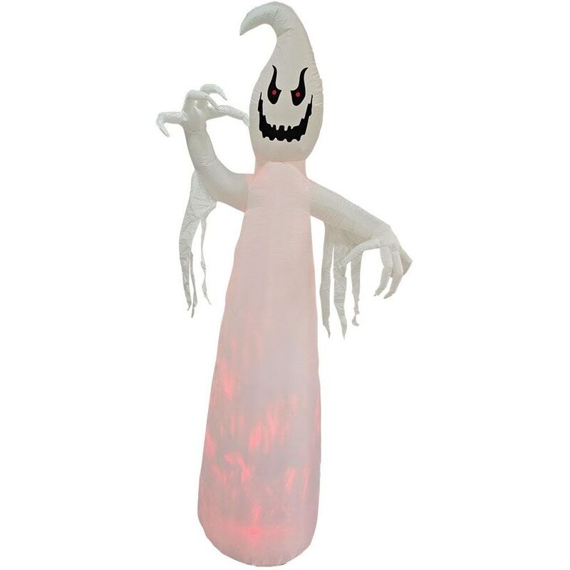 Mad Toys Inflatable Spooky Ghost Reaper with LED Lights