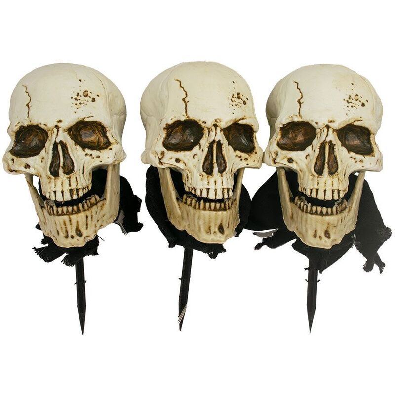 Mad Toys Skull Pathway Lights Marker with Stakes