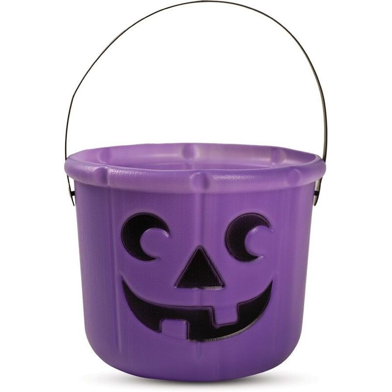 Mad Toys Purple Pumpkin Bucket with Handle