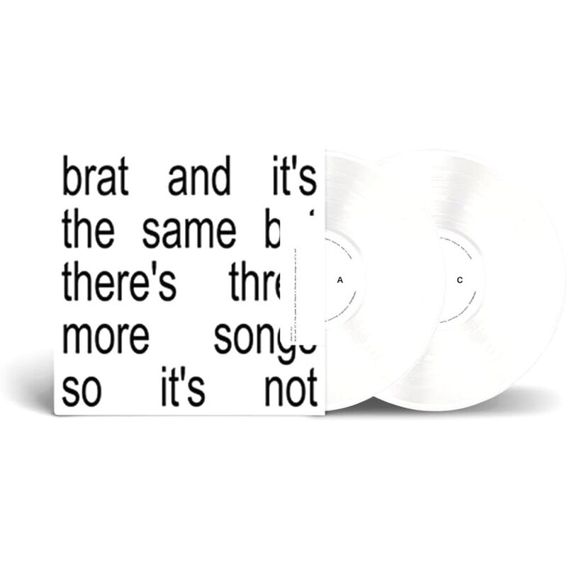 Brat and It's The Same But There's Three More Songs So It's Not(White Colored Vinyl) (Limited Edition) (2 Discs) | Charli Xcx