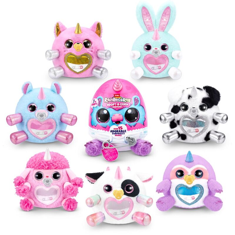 Zuru Rainbocorns Adopt-A-Corn Surprise! Series 1 Small Plush (Assorted- Includes 1)