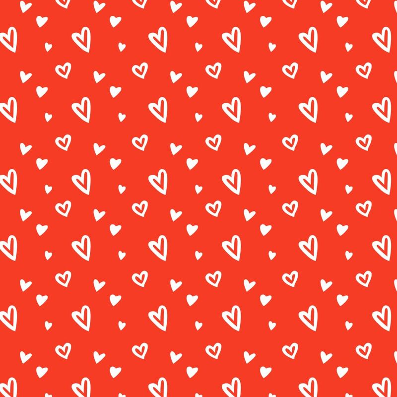 Share The Love Heart Gift Wrapping Paper (Roll)