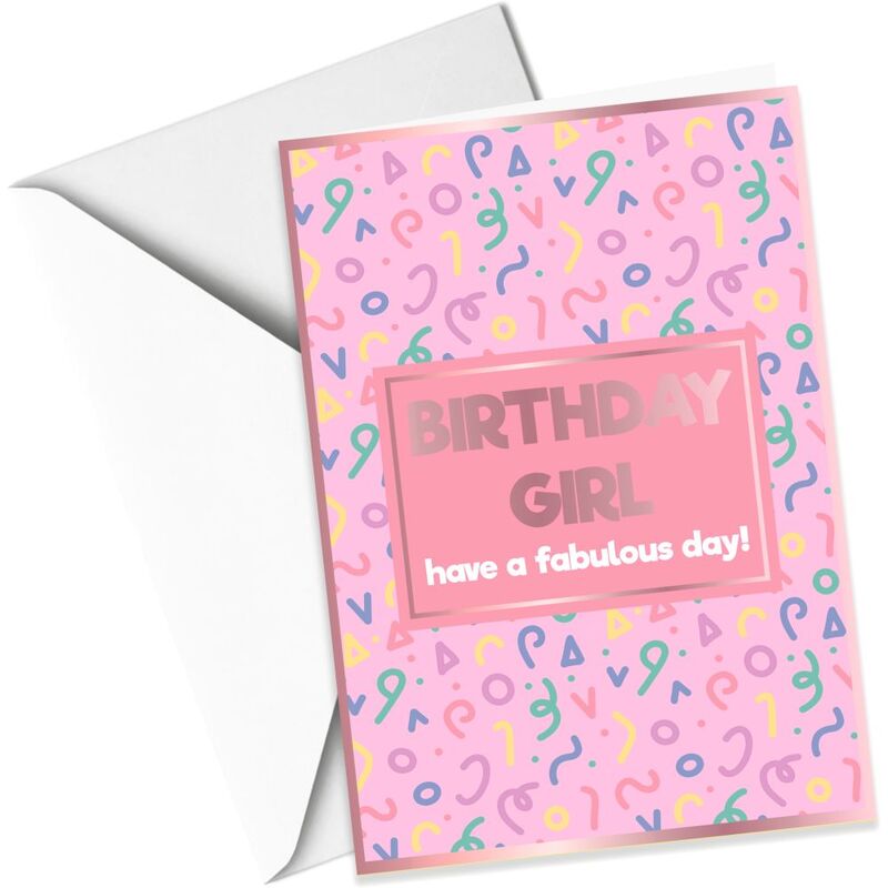 Share The Love Birthday Girl, Have A Fabulous Day! - Birthday Greeting Card (21 x 15 Cm) Share The Love Birthday Girl, Have A Fabulous Day! - Birthday Greeting Card (21 x 15 Cm)