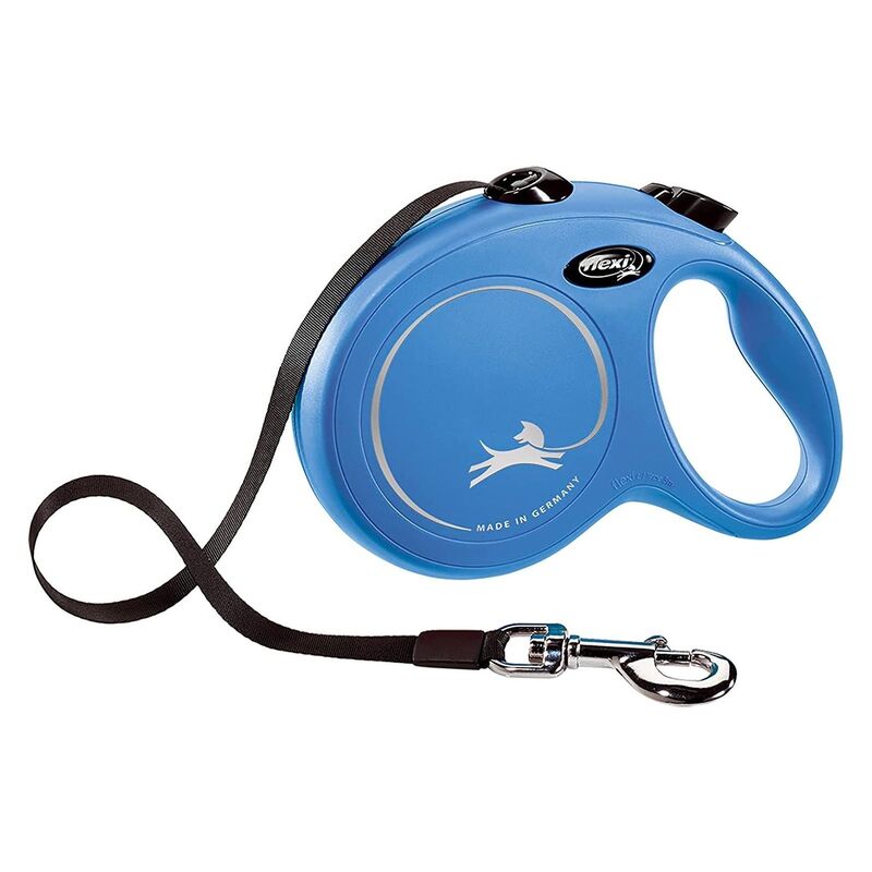 Flexi New Classic L Tape Cat/Dog Leash 5M - Blue