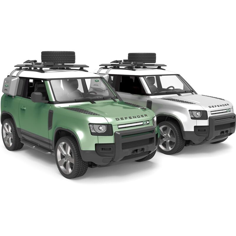 RW Land Rover Defender 1.12 Scale Remote Control Car - Silver or Army Green (Includes 1) RW Land Rover Defender 1.12 Scale Remote Control Car - Silver or Army Green (Includes 1)