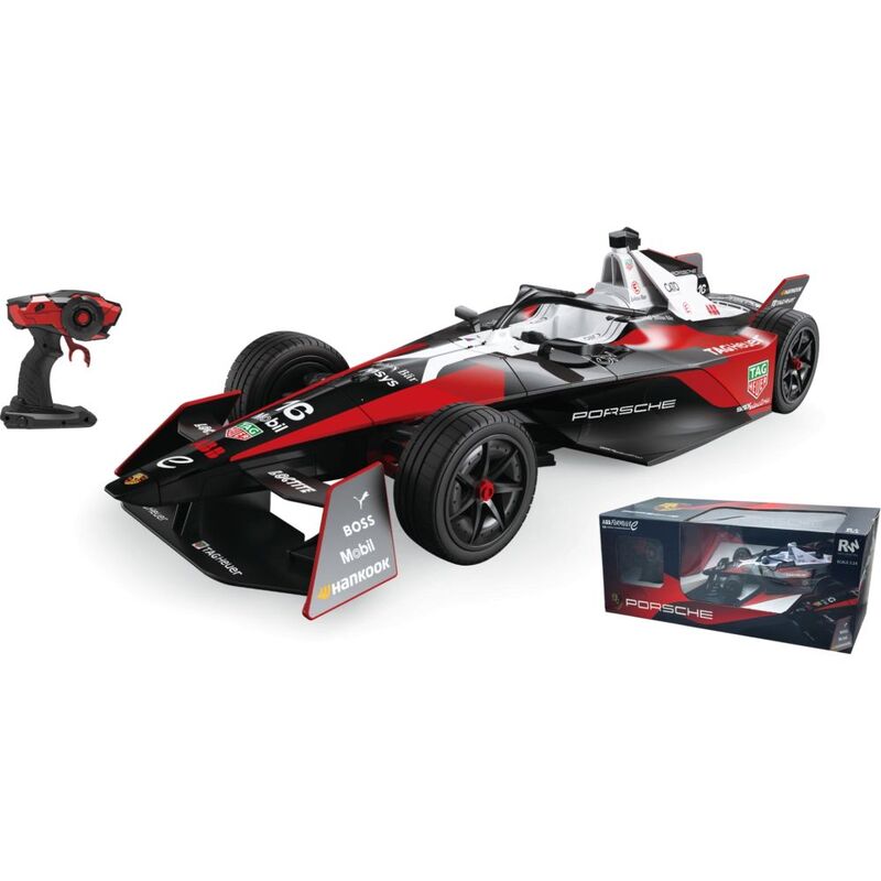 RW Porsche Formula E 1.14 Scale Remote Control Car - Black RW Porsche Formula E 1.14 Scale Remote Control Car - Black