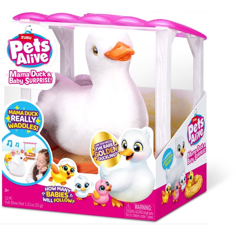 Zuru Pets Alive Series 1 Mama Duck And Baby Surprise Playset Zuru Pets Alive Series 1 Mama Duck And Baby Surprise Playset