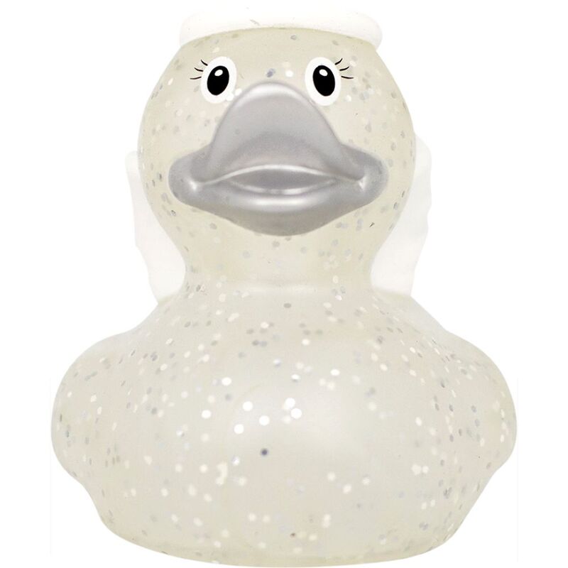 Lilalu Glitter Angel Rubber Duck