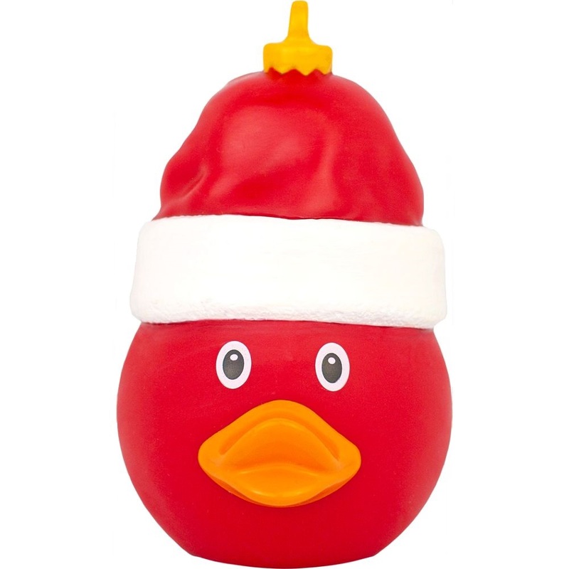 Lilalu Christmas Ball with Hat Rubber Duck (Red) Lilalu Christmas Ball with Hat Rubber Duck (Red)