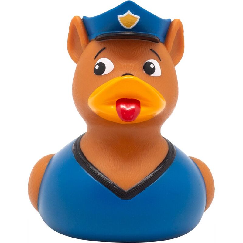 Lilalu Police Dog Rubber Duck Lilalu Police Dog Rubber Duck