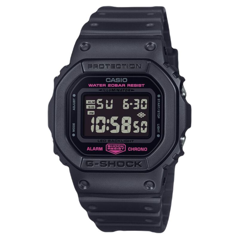 Casio DW-5600PK-1DR G-Shock Men's Digital Resin Watch - Black Casio DW-5600PK-1DR G-Shock Men's Digital Resin Watch - Black