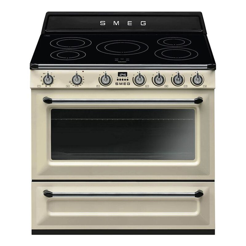 SMEG TR90IP2 Victoria Cooker with Induction Hob 90 cm - Cream