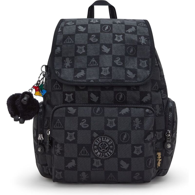 Kipling X Harry Potter City Zip Small Magical Black Small Backpack