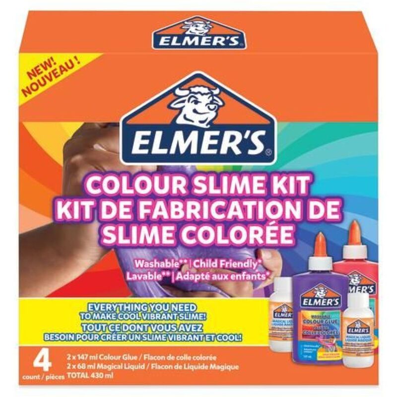 Elmer's Opaque Color Slime Kit (Pack of 4)