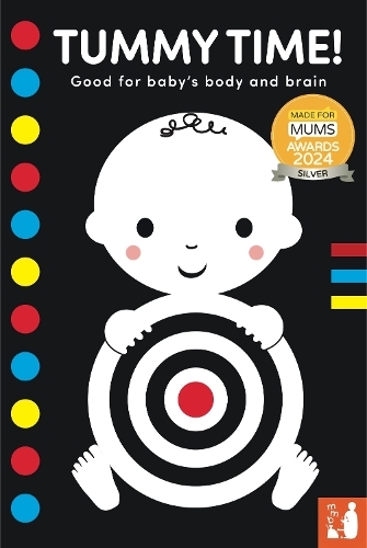 Tummy Time! - A High-Contrast Fold-Out Book with Mirror For Babies | Mama Makes Books