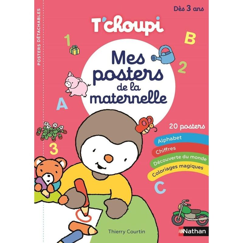 T'Choupi - Mes Posters De La Maternelle | Courtin Thierry T'Choupi - Mes Posters De La Maternelle | Courtin Thierry