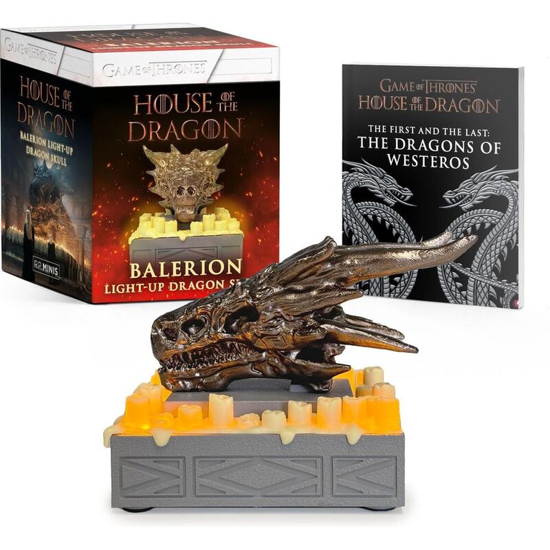 House of the Dragon - Balerion Light-Up Dragon Skull | Jim Mcdermott