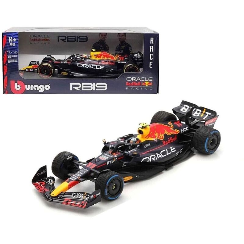 Bburago Oracle Red Bull Racing Rb19 (2023) Perez Die-Cast Model Car 1:18 Scale