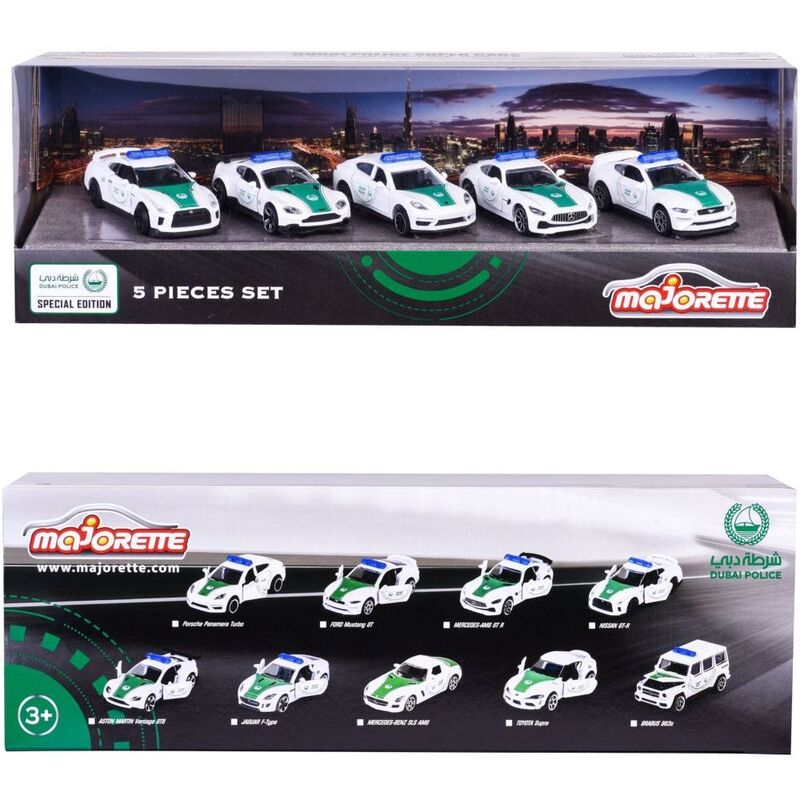 Majorette Dubai Police Car Giftpack Version 1 (Pack of 5) Majorette Dubai Police Car Giftpack Version 1 (Pack of 5)