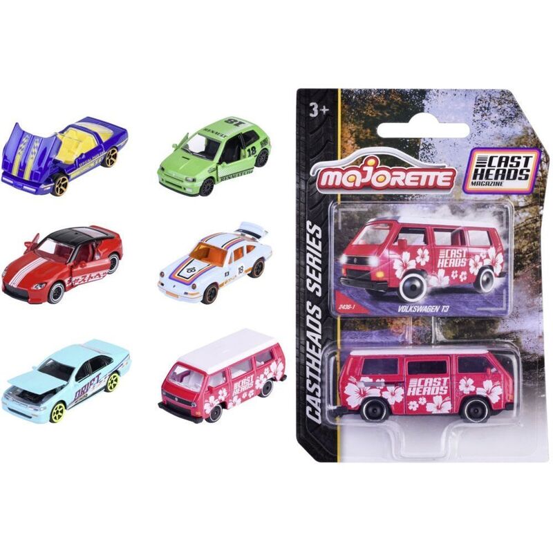 Majorette Castheads Road Racer Series (Assorted - Includes 1) Majorette Castheads Road Racer Series (Assorted - Includes 1)