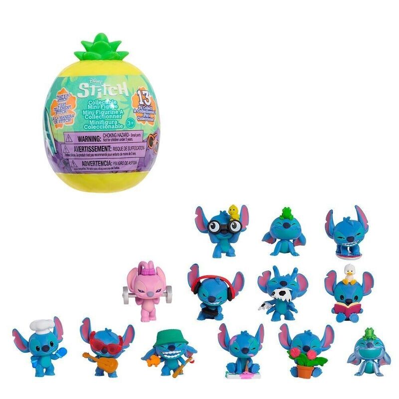 Disney Stitch Collectible Mini Figure Capsules Series 4 (Assorted - Includes 1)