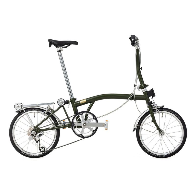 Bike's Urban Dark Green Folding Bike