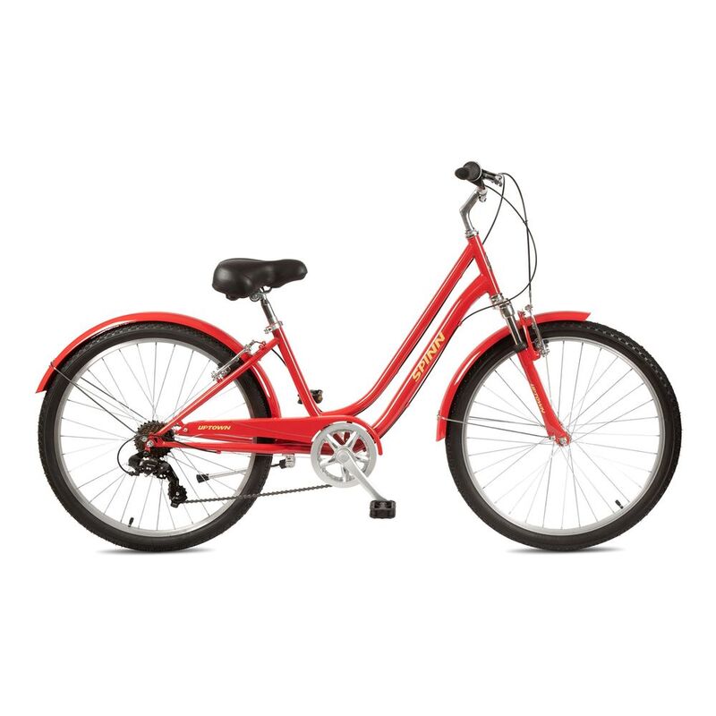 Spinn Uptown 7D Step Thru Red Curry Women's Bike