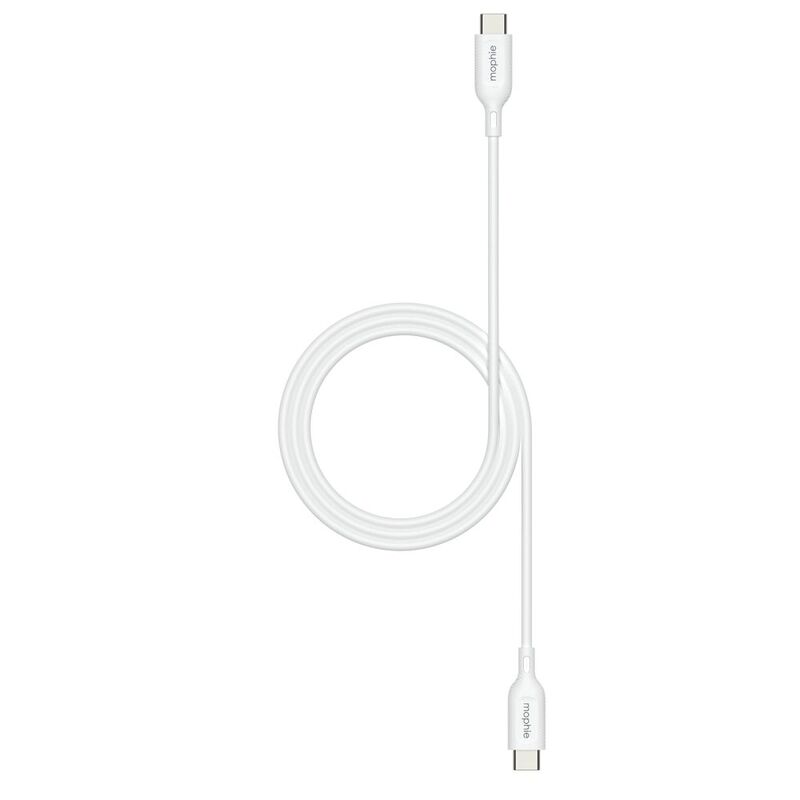 Mophie Essentials Cable-USB-C To USB-C 1M - White Mophie Essentials Cable-USB-C To USB-C 1M - White