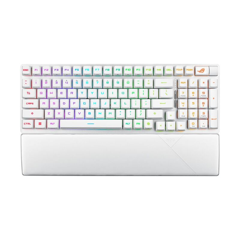 ASUS X902 Scope II 96 RX Wireless ABS Keycaps Gaming Keyboard - White (Arabic Layout) ASUS X902 Scope II 96 RX Wireless ABS Keycaps Gaming Keyboard - White (Arabic Layout)