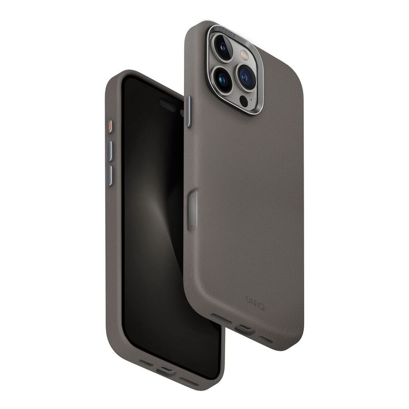 UNIQ Hybrid iPhone 16 Pro Max (2024) Case 6.9 Magclick Magclick Charging Lyden - Flint Grey (Grey)