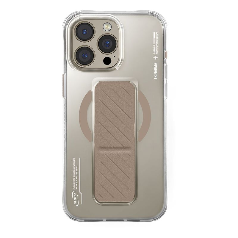 SkinArma iPhone 16 Pro 6.3 (2024) Case Axon (Mag-Charge + Grip-Stand) Gold SkinArma iPhone 16 Pro 6.3 (2024) Case Axon (Mag-Charge + Grip-Stand) Gold