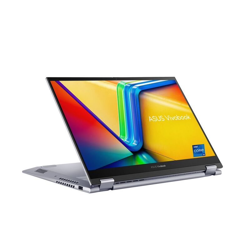 ASUS Vivobook S 14 Flip Laptop TP3402VA-LZ255W (2-In-1)/ i5-1335U/ 8GB/ 512GB SSD/ Intl UHD/ 14-Inch WUXGA/ Windows 11 - Cool Silver (Arabic/ English) ASUS Vivobook S 14 Flip Laptop TP3402VA-LZ255W (2-In-1)/ i5-1335U/ 8GB/ 512GB SSD/ Intl UHD/ 14-Inch WUXGA/ Windows 11 - Cool Silver (Arabic/ English)