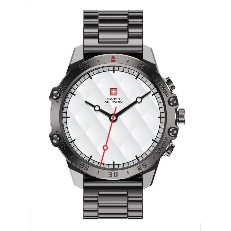 Swiss Military DOM5 Smartwatch With Gun Metal Strap Swiss Military DOM5 Smartwatch With Gun Metal Strap