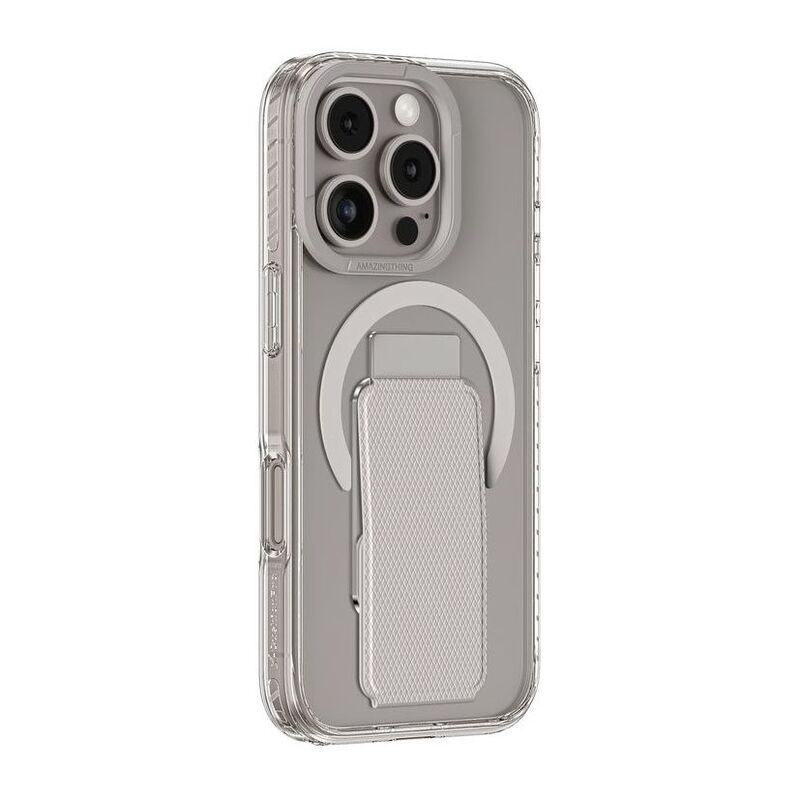 AmazingThing Titan Pro Holder Magsafe Drop Proof Case For iPhone 16 Pro Max 6.9-Inch - Grey AmazingThing Titan Pro Holder Magsafe Drop Proof Case For iPhone 16 Pro Max 6.9-Inch - Grey