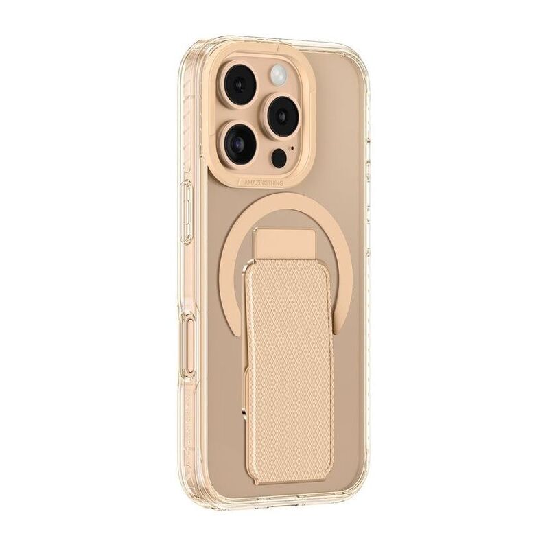 AmazingThing Titan Pro Holder Magsafe Drop Proof Case For iPhone 16 Pro Max 6.9-Inch - Rose Gold AmazingThing Titan Pro Holder Magsafe Drop Proof Case For iPhone 16 Pro Max 6.9-Inch - Rose Gold