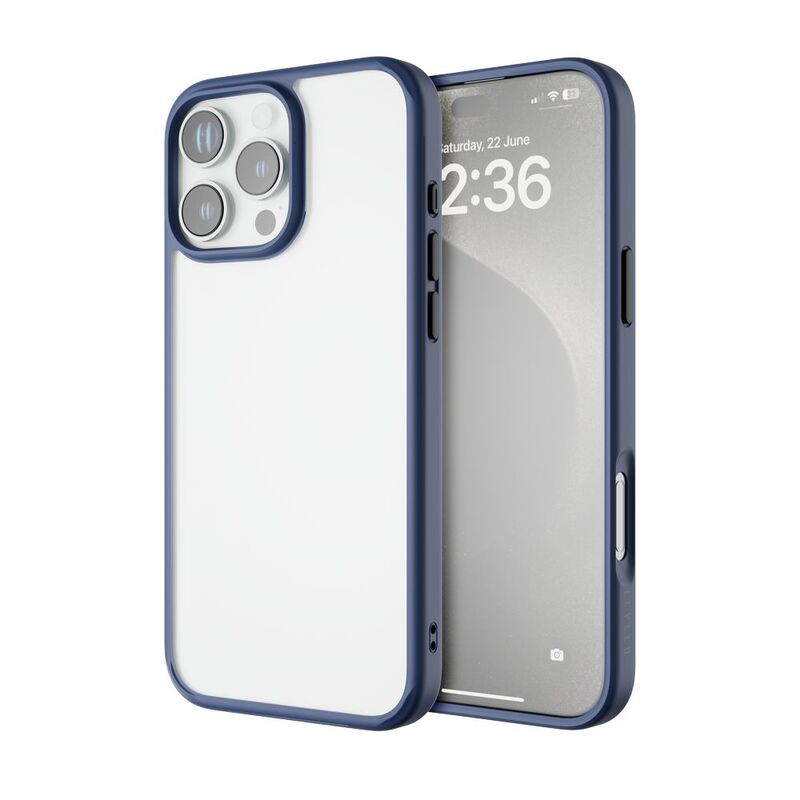 Levelo Solo Case For iPhone 16 Pro Max - Blue