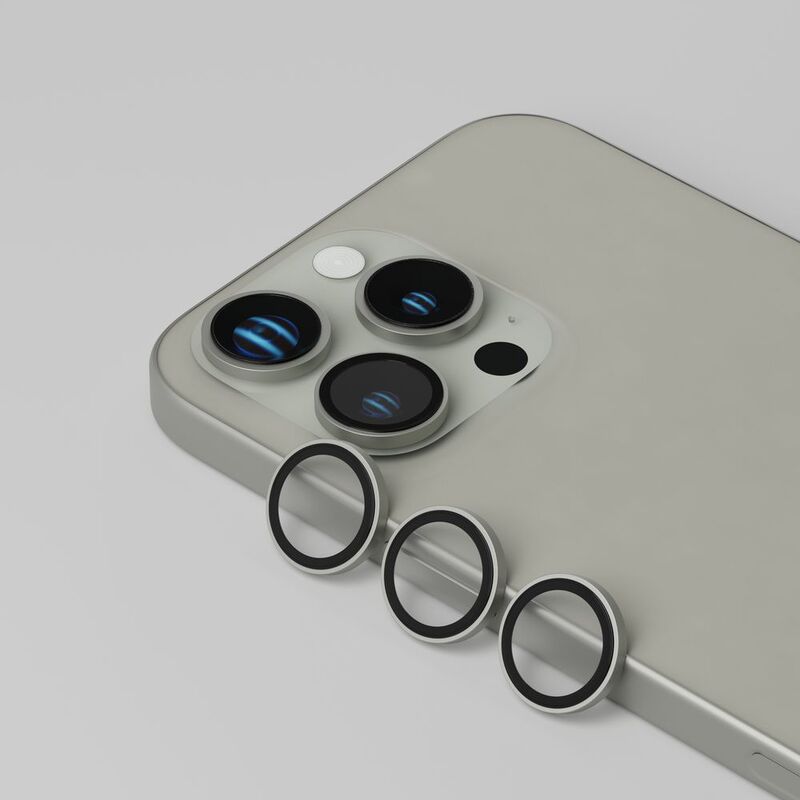 Levelo Trio Lens Protector With 99% Transparency For iPhone 16 Pro/ Pro Max For Itanium