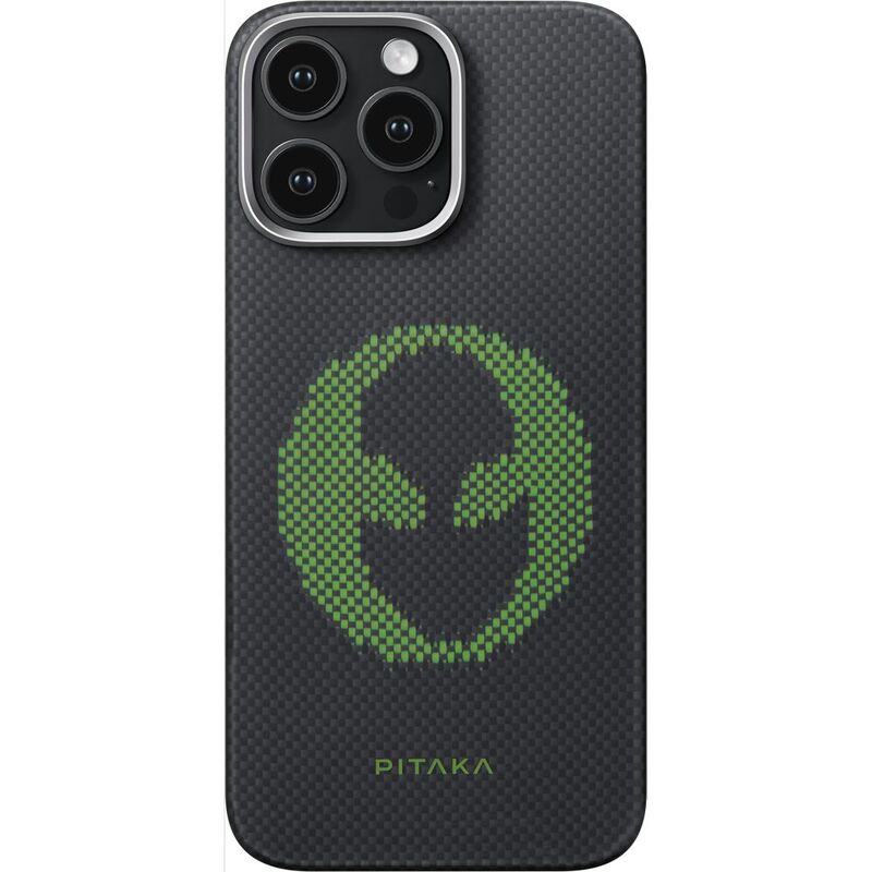 Pitaka Aries Tactile Woven Case For iPhone 16 Pro Max - Alien