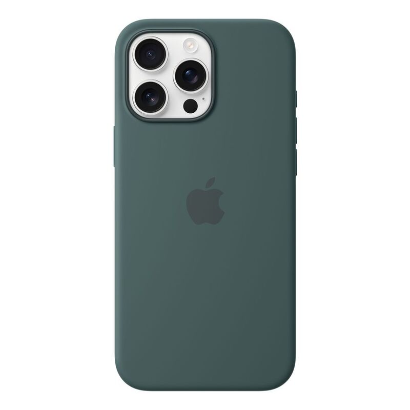 Apple iPhone 16 Pro Max Silicone Case with MagSafe - Lake Green